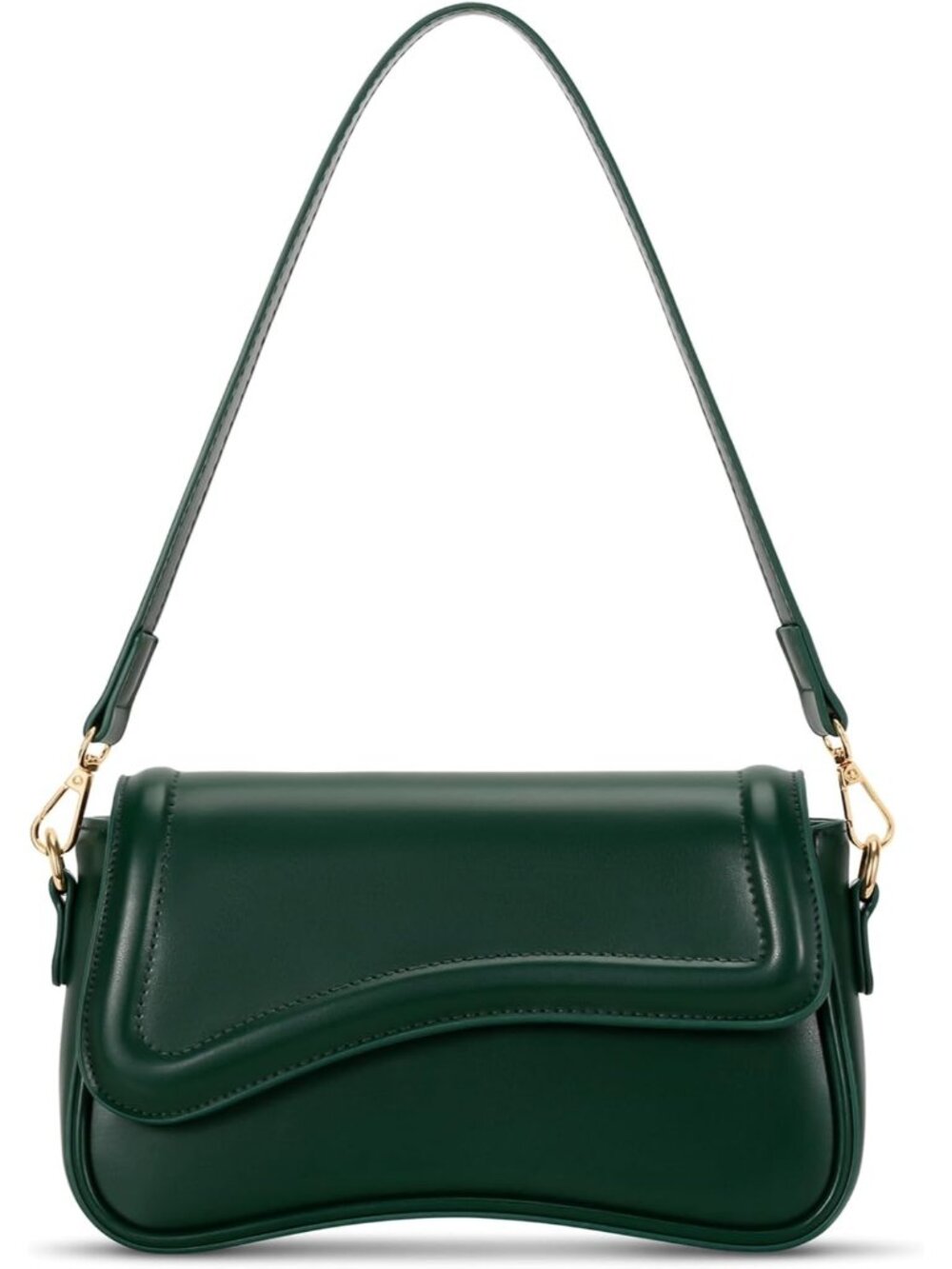 👜Women's Green Small Hobo Shoulder Bag Retro Underarm Crossbody Clutch Purse